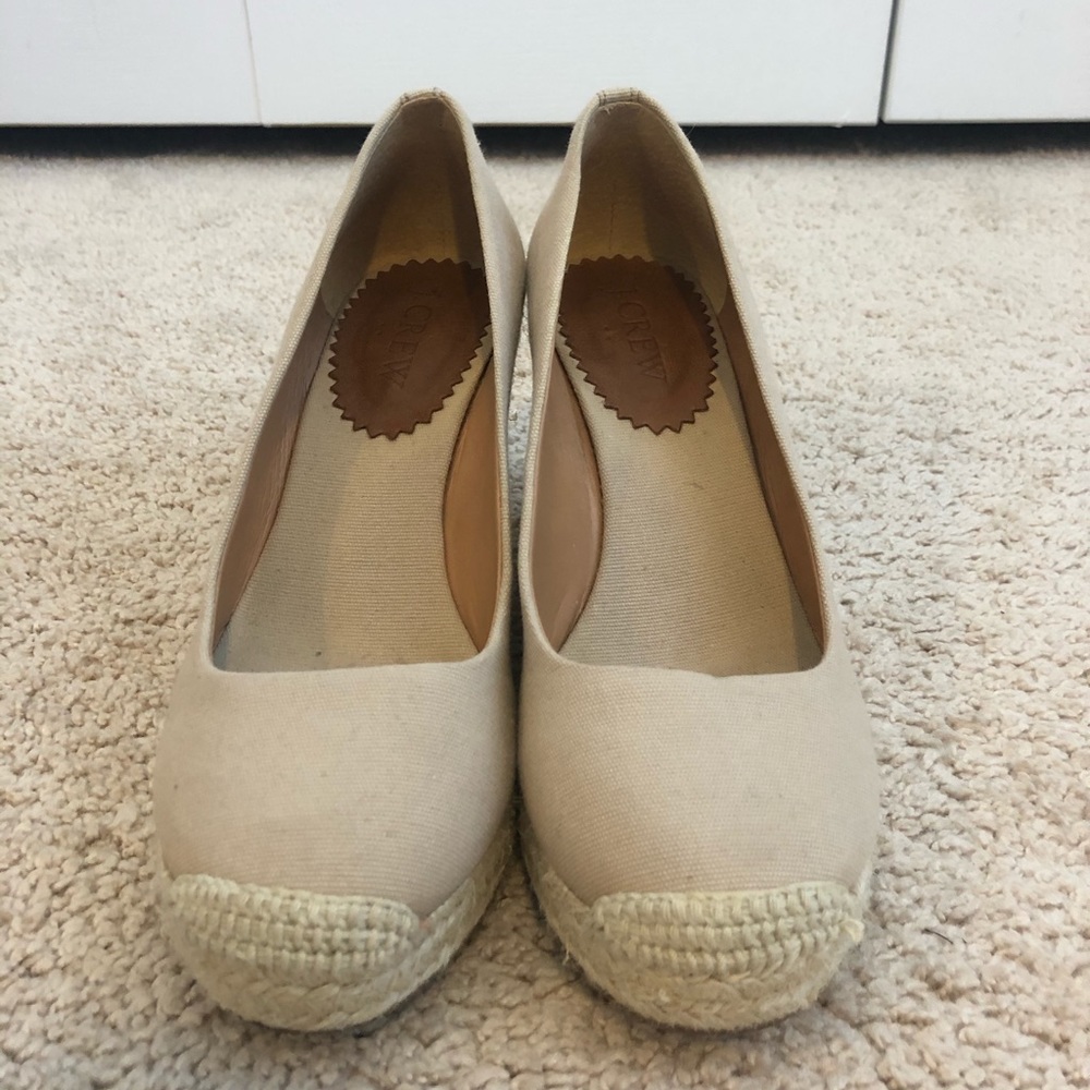 J. Crew Espadrille Wedges